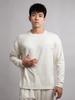 Autumn Men's Long Sleeve T-Shirt, Solid Color, Sporty Casual, Euro-American Style, Crew Neck, Fitness Sweatshirt.