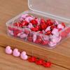 50pcs Metal Colored Push Pins Plastic Thumb Tacks Decorative Studs  School Stationery