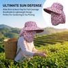 Wide Brim Face Hood Hat Fordable Sunscreen Hat Portable Fisherman Hat  Summer