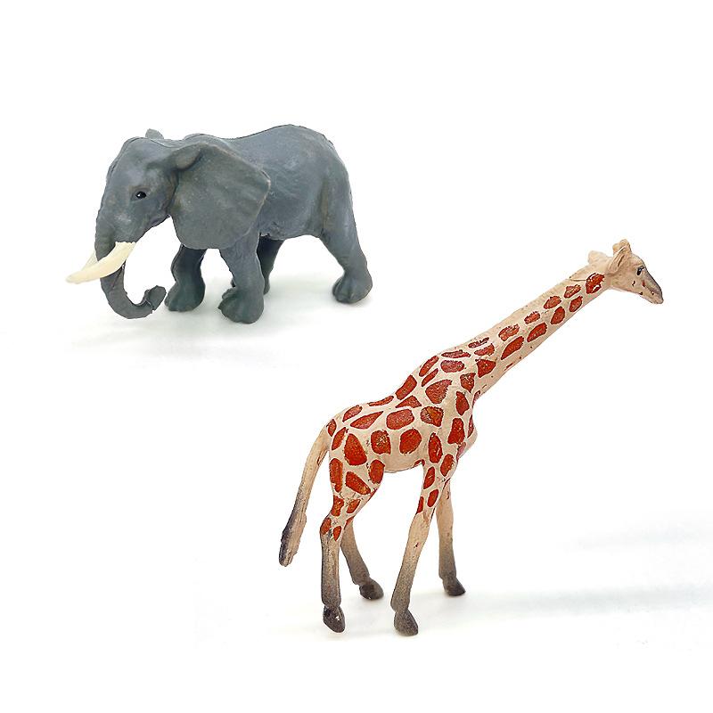Miniatur Löwenhai Pferd Dinosaurier Tiere Modell Set Actionfiguren Figur Zoo Niedlich Bildung Kinder Puzzle Spielzeug Geburtstagsgeschenk