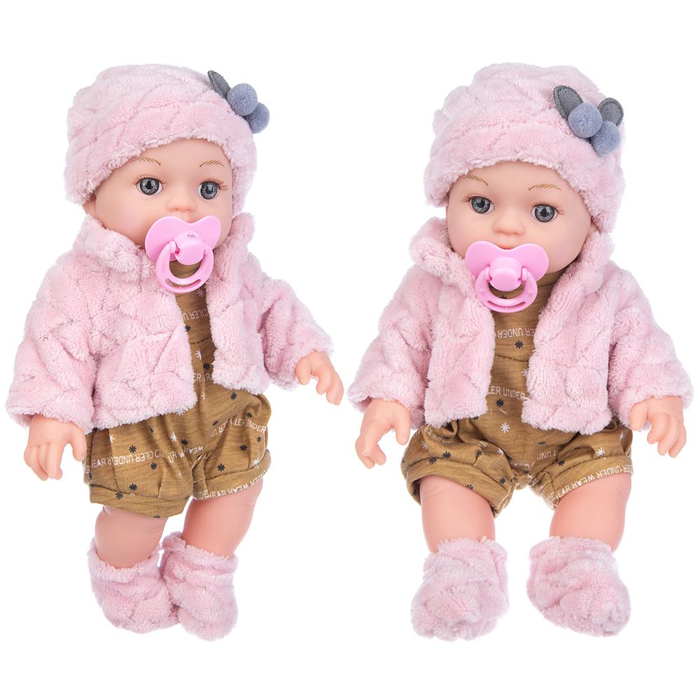 31cm Rebirth Doll 12 Inch Simulation Baby Doll Vinyl Doll Doll Toy Rebirth Baby Doll Doll Children's Birthday Gift