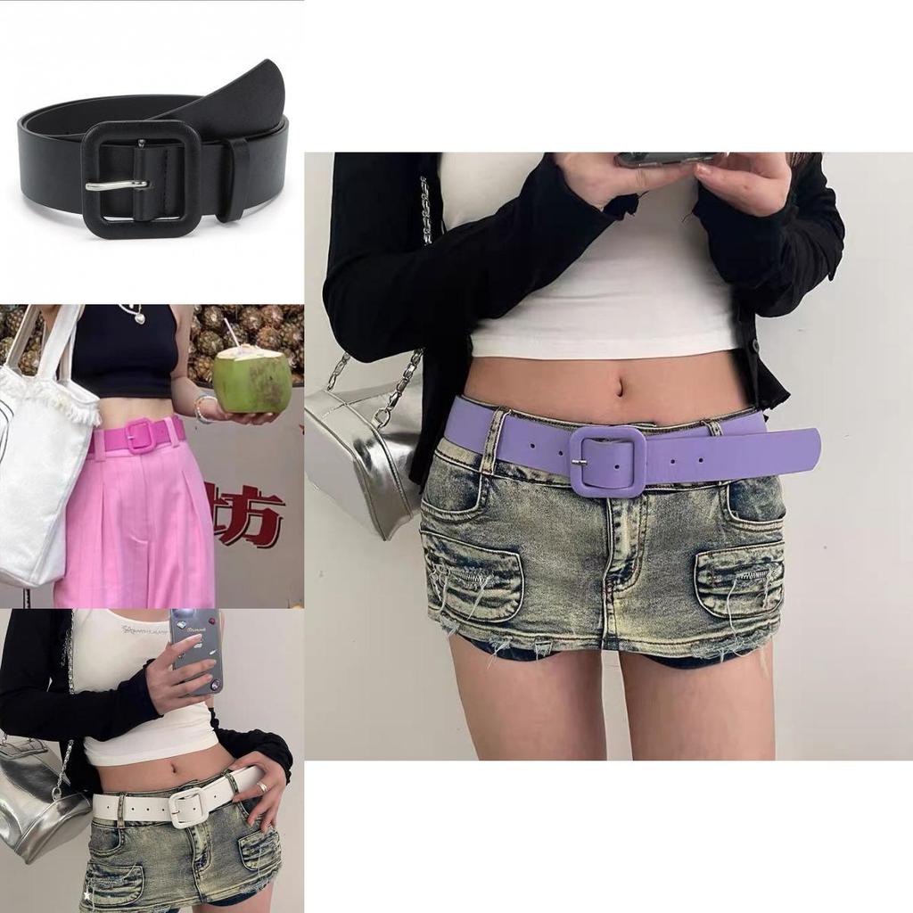 Versatile Buckle Wide Waist Belt In Vibrant Colors For Women Ideal For Enhancing Dresses And Casual Styles