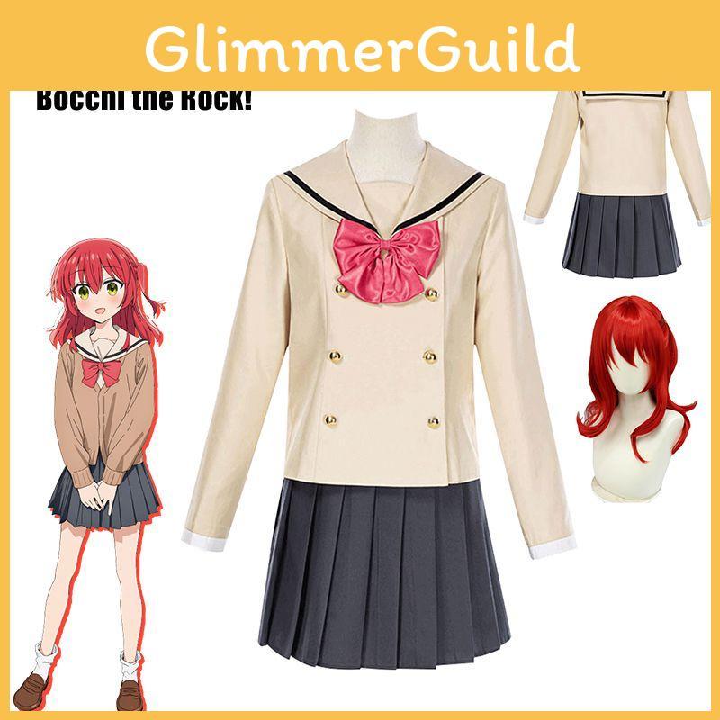 Delightful Bocchi The Rock! Kita Ikuyo Cosplay Costume With Wig For Carnival