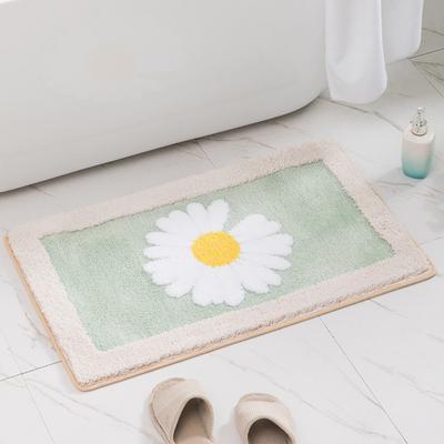 Toilet Door Cartoon Daisy Floor Mat Bathroom Non-slip Mat Bedroom Absorbent Foot Mat