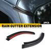 Water Rain Gutter Extension For 2007-17/2018-21 Jeep Wrangler JL JK Quality B