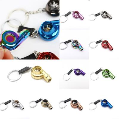 INS Turbo Key Chain with Sound Zinc Zinc Alloy Key Buckle Creative Car Whistle Sound Keyring  Daily