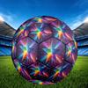 1 Stück Fußball mit Sternenhimmel-Thema, Größe 5, Leichtes PVC, Fußball für das Training im Freien, Geschenk j61451