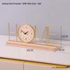 Modern Decorative Letter Iron Art Silent Clock