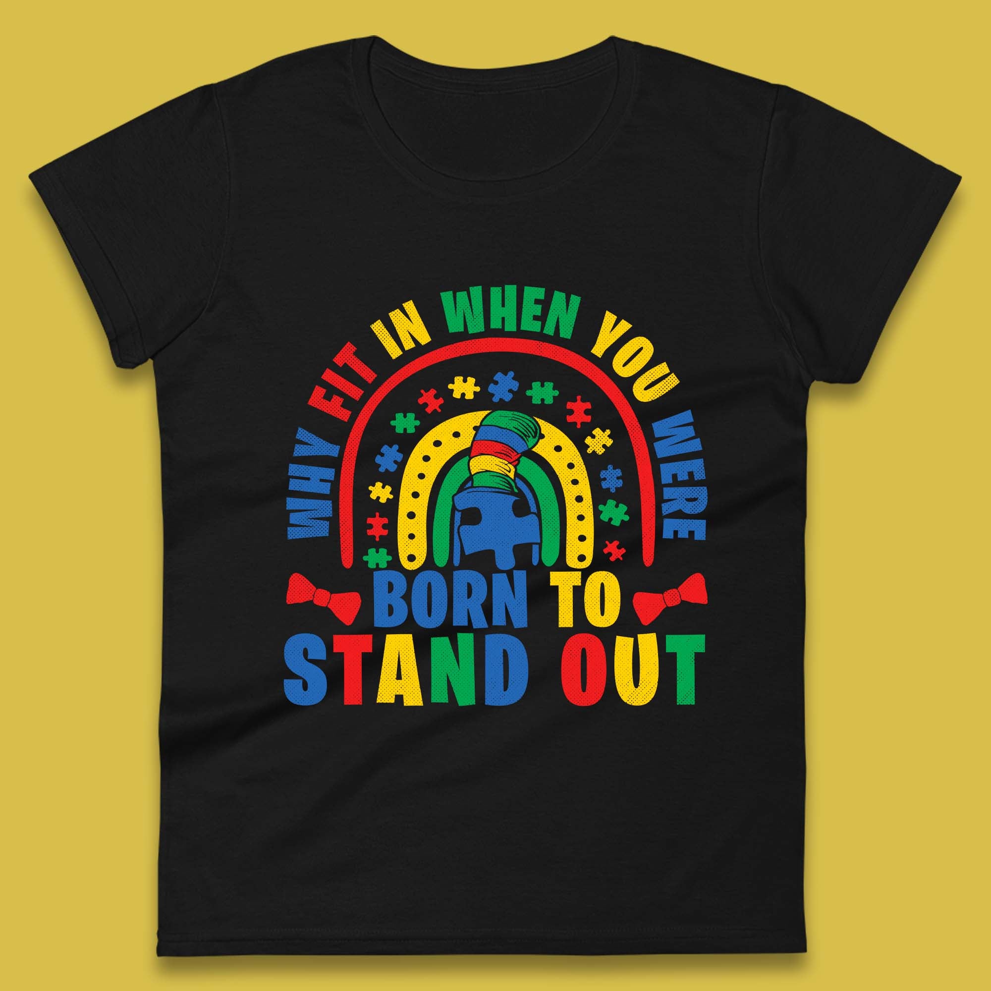 You Were Born To Stand Out Womens T-Shirt Mens Tops Tees Unisex L
