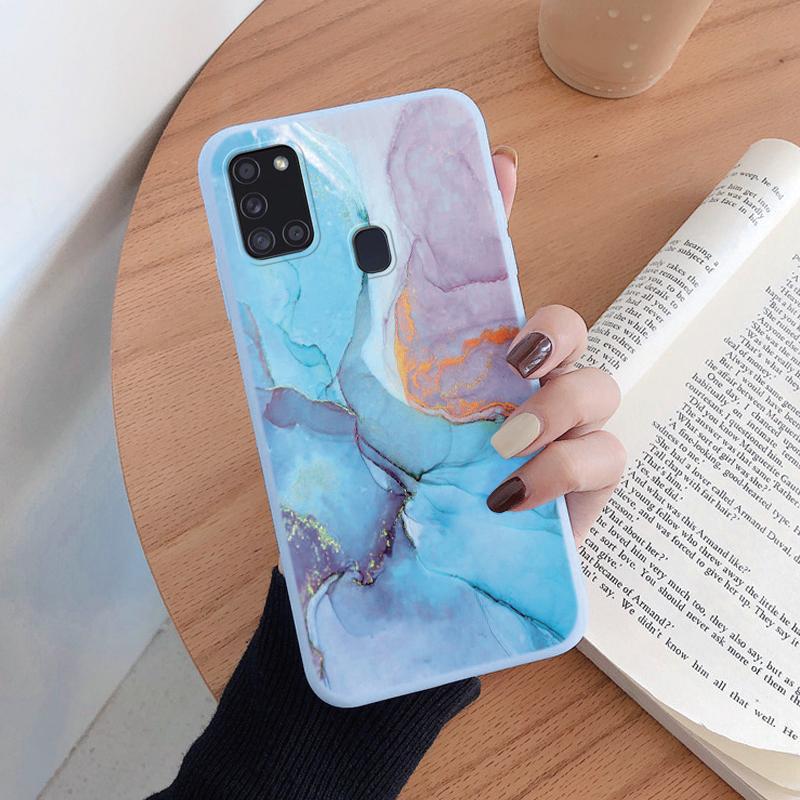For Samsung Galaxy A21S A50 A51 A52 A32 A31 Phone Case Fashion Leopard Print Pattern Soft Silicone Fundas Protective Cover Shell