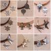 Vliegtuigvormige Bedeltjes Hanger Voor Armband Ketting Sieraden Maken Ambachtelijke Onderdelen