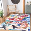 Quintessential Quintuplets Customize Your Name Carpet Perfect for Bedrooms Decorate room Balcony Kitchen Anti-slip Rug Office home decor