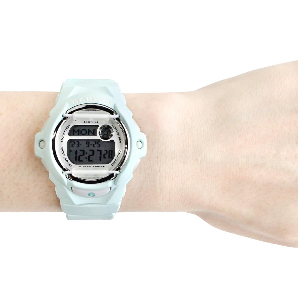 CASIO Baby-G BG-169 Series Women's Digital Watch Resin Stainless Steel mint white BG-169U-3