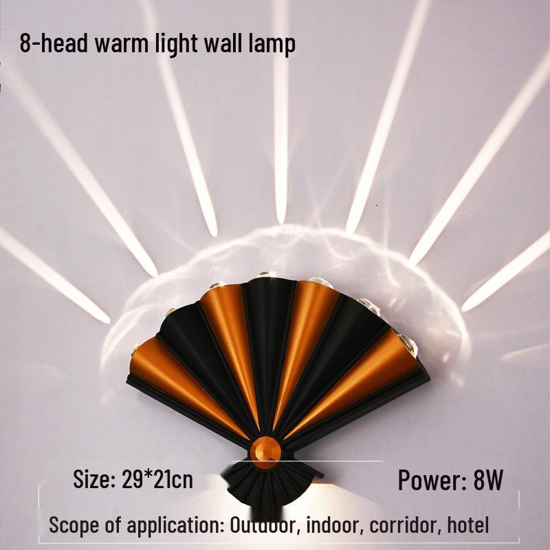 Airplane Series Outdoor Minimalist Wall Light for Villa, Courtyard, Balcony, Corridor, Aisle, or Stairway