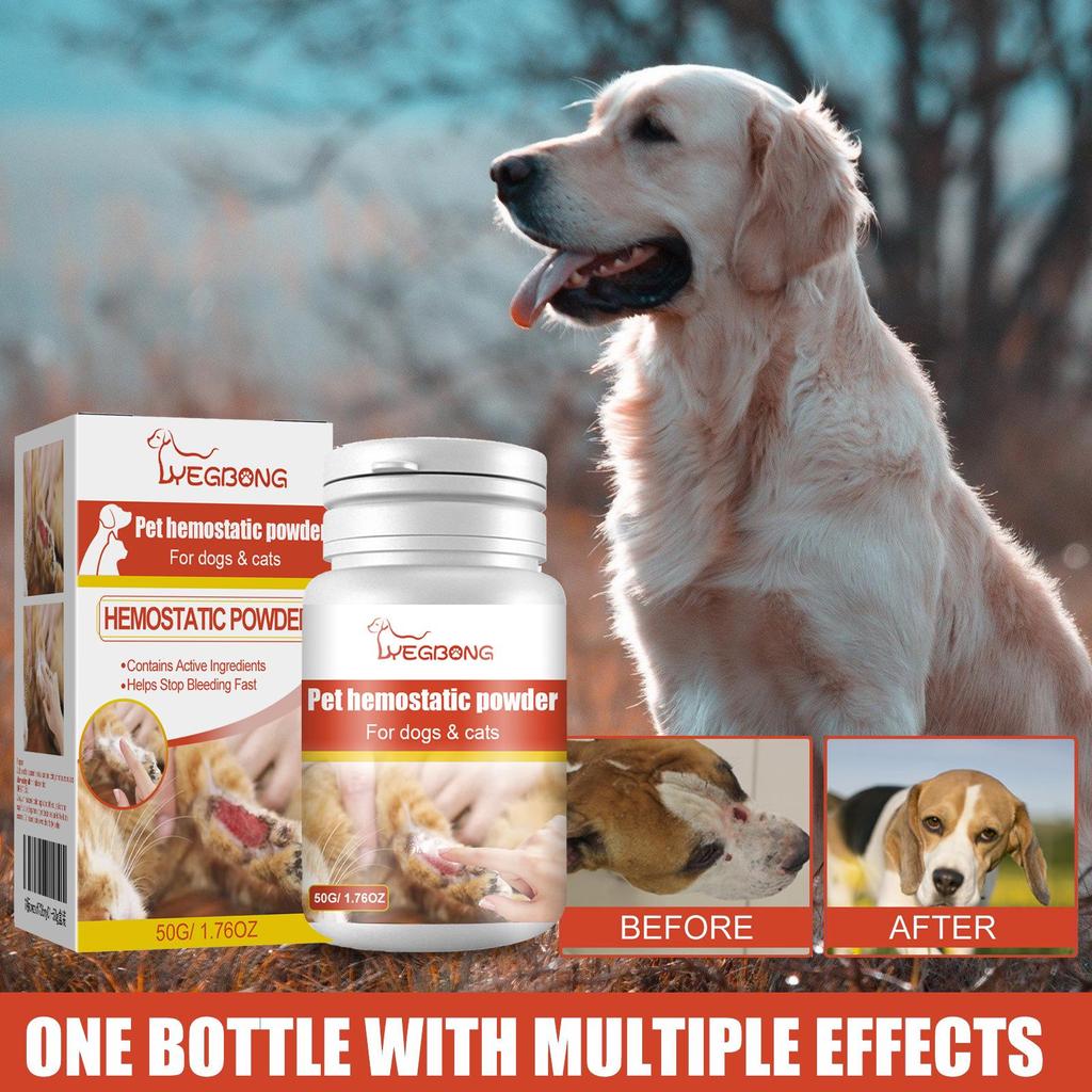 Yegbong Pet Styptic & Healing Powder for Cats & Dogs