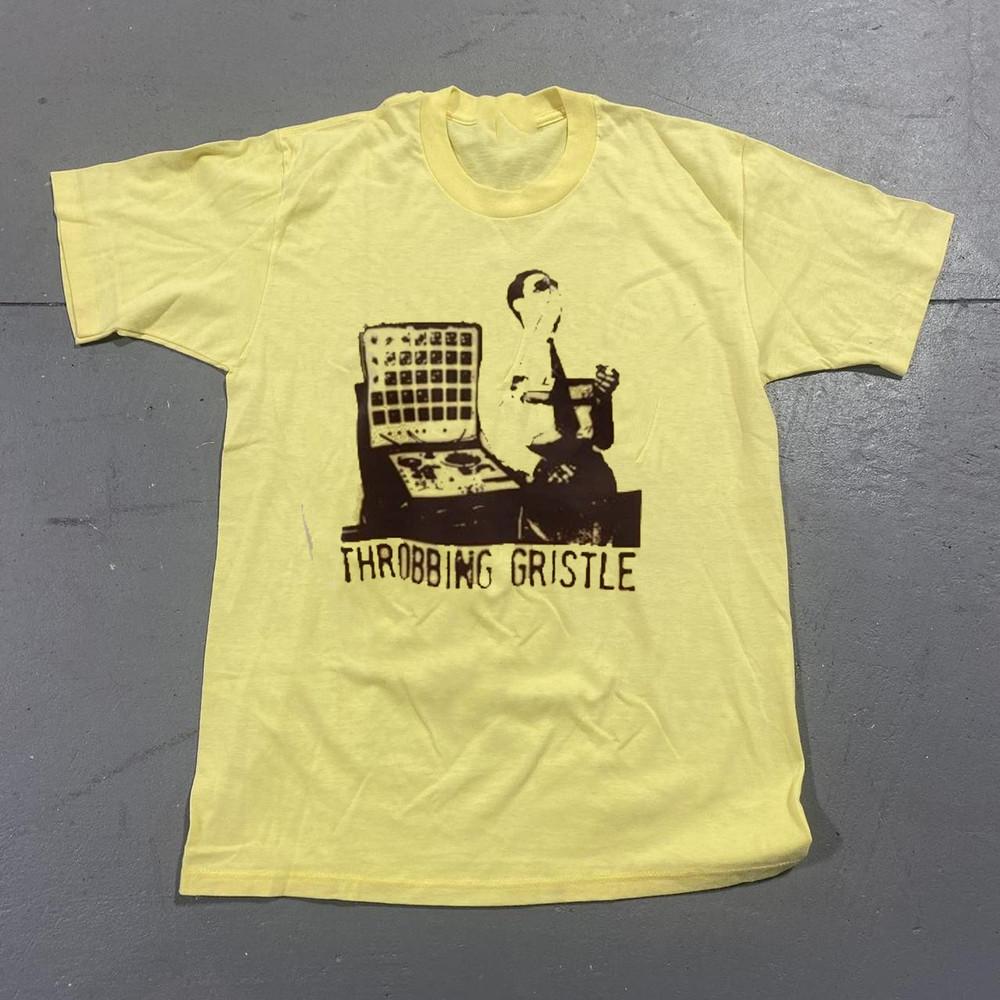 Throbbing Gristle Tour Gift For Fan S to 5XL Yellow Unisex T-Shirt XXL