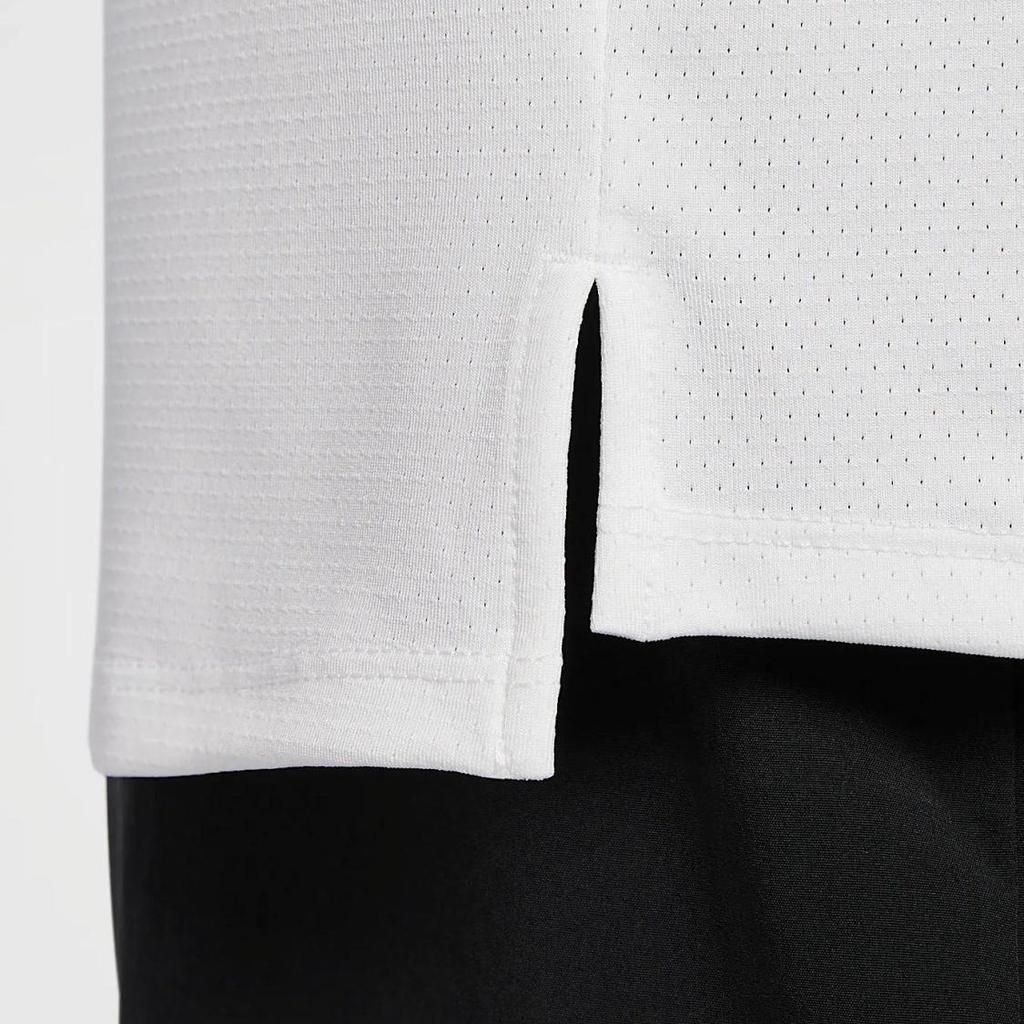 Nike Solid Color Quick-Dry Comfortable Men's Short Sleeve T-Shirt in White FZ6908-100