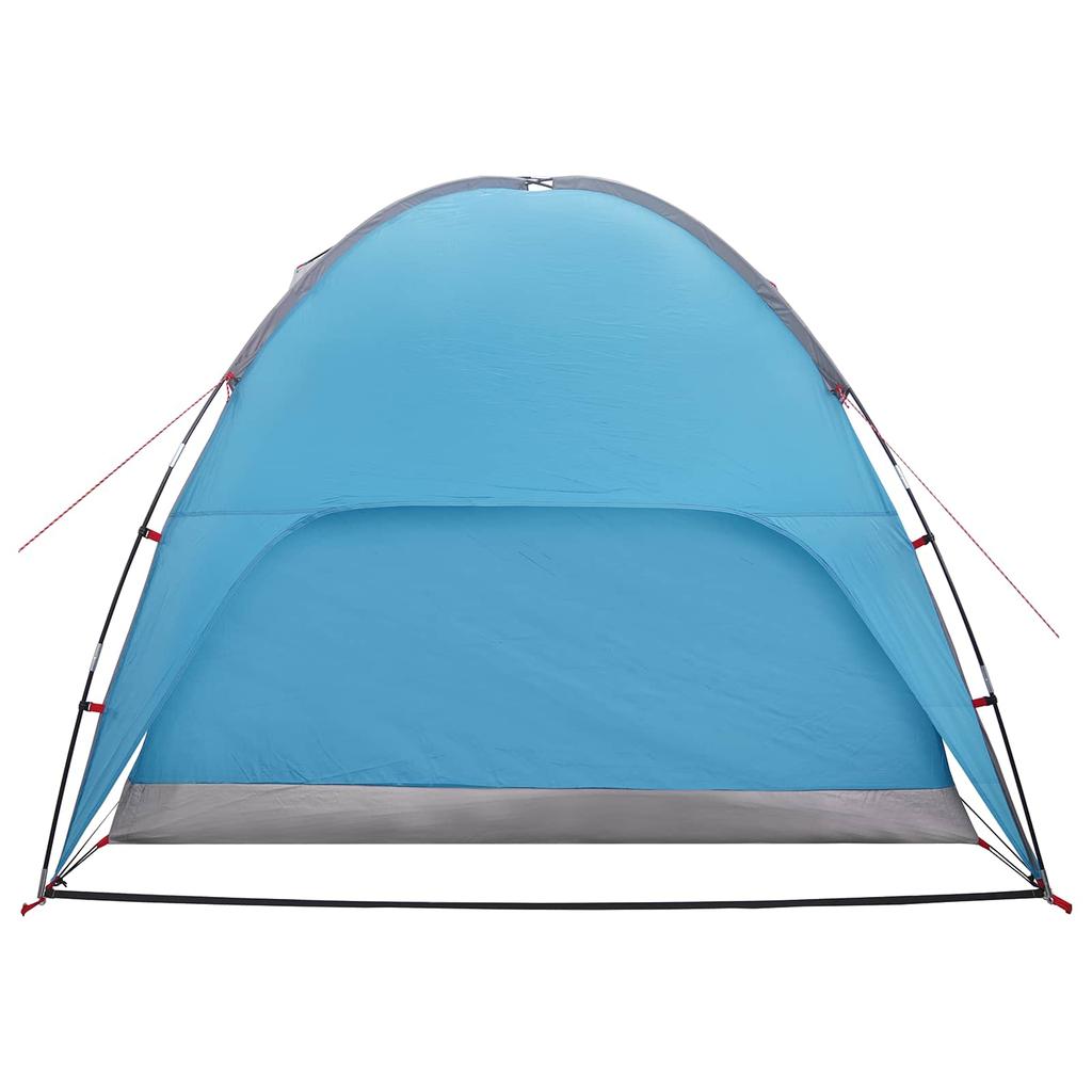 Camping Tent with Rain Fly Waterproof Blue 245 x 245 x 149 cm