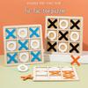 Wooden Tic-Tac-Toe Board Game for Kids: Educational Toy for Early Learning and Logical Thinking Development