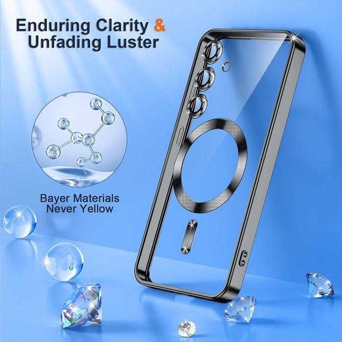 Coque de Protection - BOOLING - Samsung Galaxy A07 - avec Cercle Magnétique Film Caméra - Noir