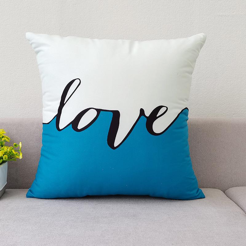 New Modern Nordic Simple Pillowcase Living Room Sofa Home Pillowcase Short Plush Cushion