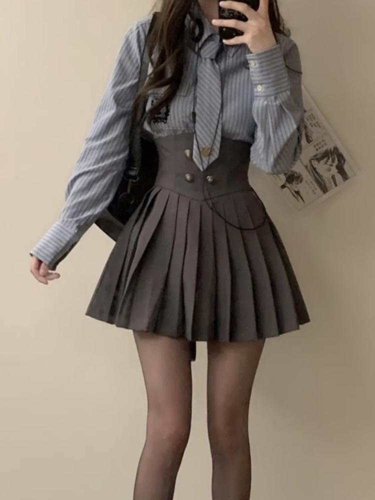 Moda Coreana Ropa De Tik Tok Para Mujer Skirt Outfits Coreanos