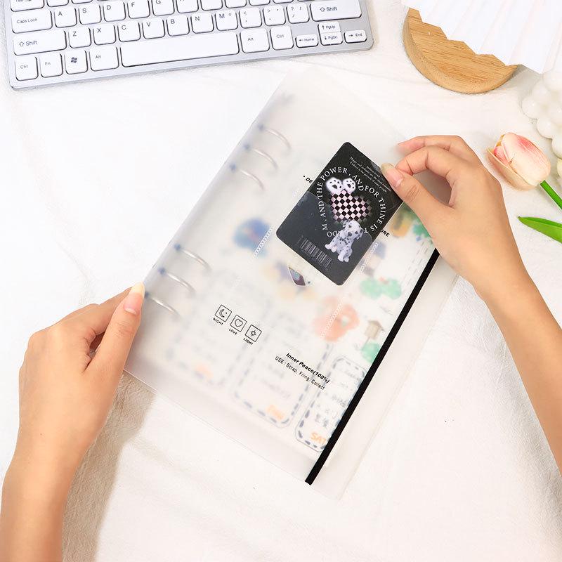 A5 Loose-Leaf Photo Album: Large Capacity, Insert-Type for 3-Inch & 5-Inch Photos, Ideal for Couples, Families, and Idol Collectors.