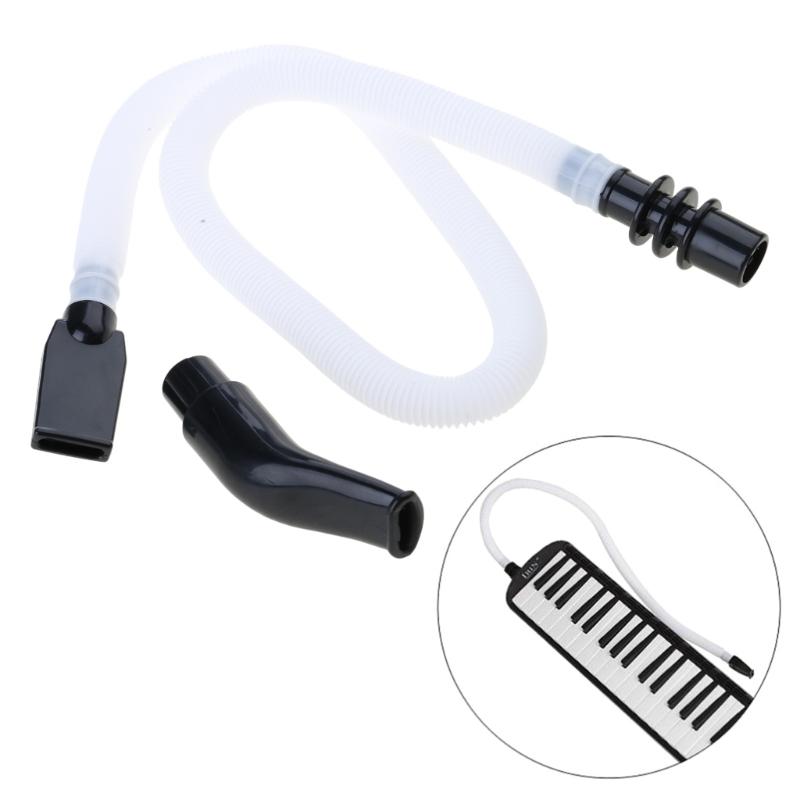 Flexibles Melodica-Rohr aus ABS-Kunststoff mit Melodica-Mundstück 32/37 Tasten Universelles Anfänger-Musikinstrumentenzubehör