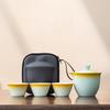 Portable Ceramic Kung Fu Travel Tea Set