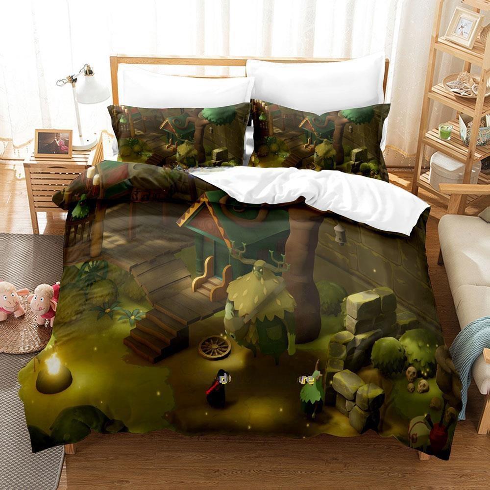 Game Death's Door Bedding Set Single Twin Full Queen King Size Bed Set Teenager Bedroom Sheet set 3D Print Anime bed sheet set