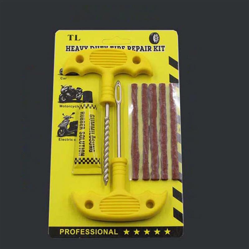 Flat Tire Repair Kit Effective Bikes Tire Repair Kit Tubeless Tire Repair Kit Lightweight Tire Patch Tools Tire Plugging Kits