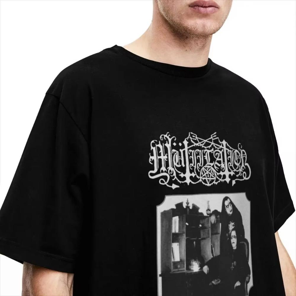 Mutiilation Czarny Zespół Merch Koszulki dla Mężczyzn Kobiet Wampiry Czarnej Imperialnej Krwi Zabawna Graficzna Koszulka