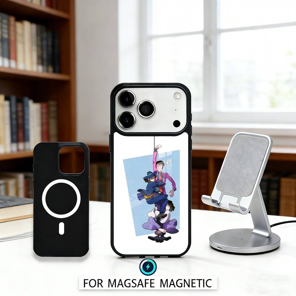 L-Lupin Anime T-Third Phone Case For iPhone 17,16,15,14,13,12,Pro,Max For Magsafe Magnetic Wireless Charging