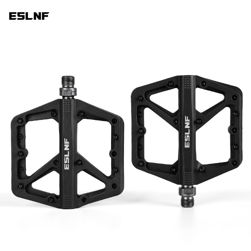 OEMBicycle Pedal Platform Ultralight Nylon Road Mountain Bike Pedal Non-slip MTB Flat Pedals for BMX MTB Pedal чёрный