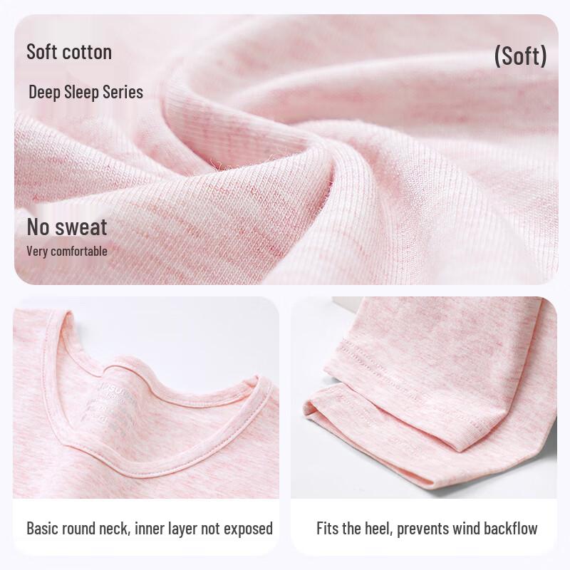 Girls' Thin Thermal Underwear Set