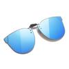 Sunglasses Polarized Clips Women'S Myopia Sunglasses Metal Clips Turnable Round Glasses 1023