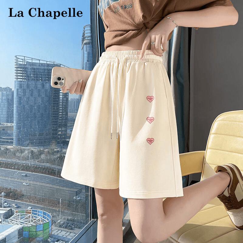 La Chapelle Women s High-Waist Cotton Casual Shorts 3XL