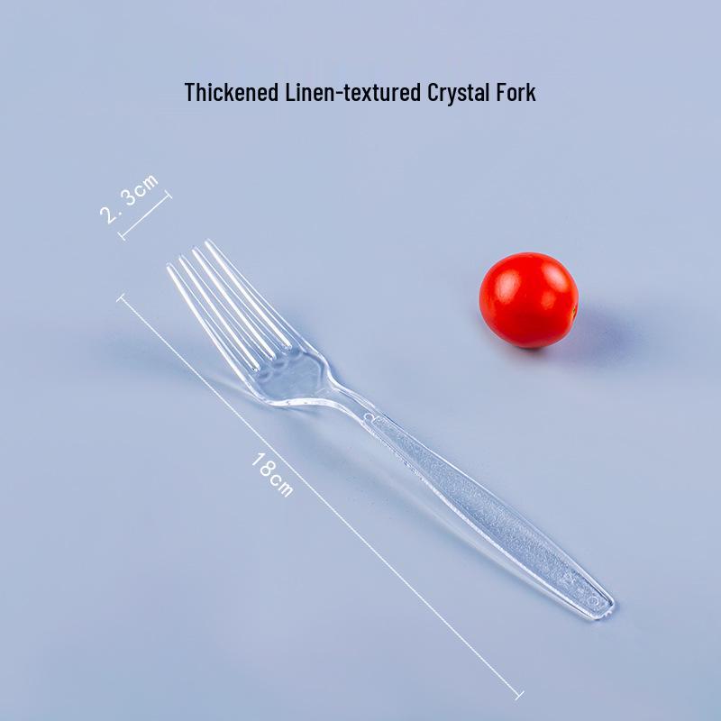 Thickened Transparent PS Plastic Plates - Crystal Butterfly Design for Steak, Fruit & More