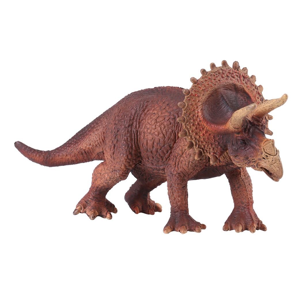 Realistic Triceratop Dinosaur Animal Model Figure Kids Early Educational Toys Gift