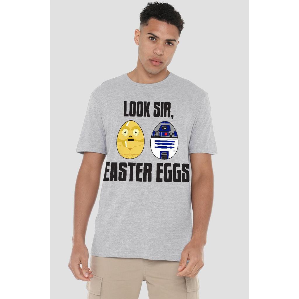 Star Wars Mens Look Sir, Easter Eggs T-Shirt