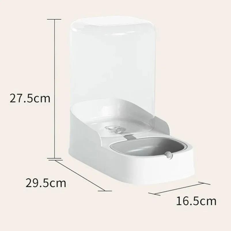 

Pet Automatic Cat Feeder Water Dispenser Large Capacity Dog Bowl Cat Bowl Water Feeding Food Dispenser Pet Supplies