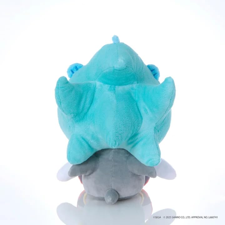 Sega Fave SONIC FRIENDS Sanrio characters plush toy M Shadow x Hangyodon &