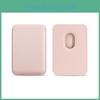 Elegante Tarjetero Antigolpes Magsafe Para 14 13 Y 15 Pro En Rojo Cereza