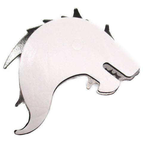 Wolf Wolf Car 3D Emblem Sticker Metal Left Right Easy