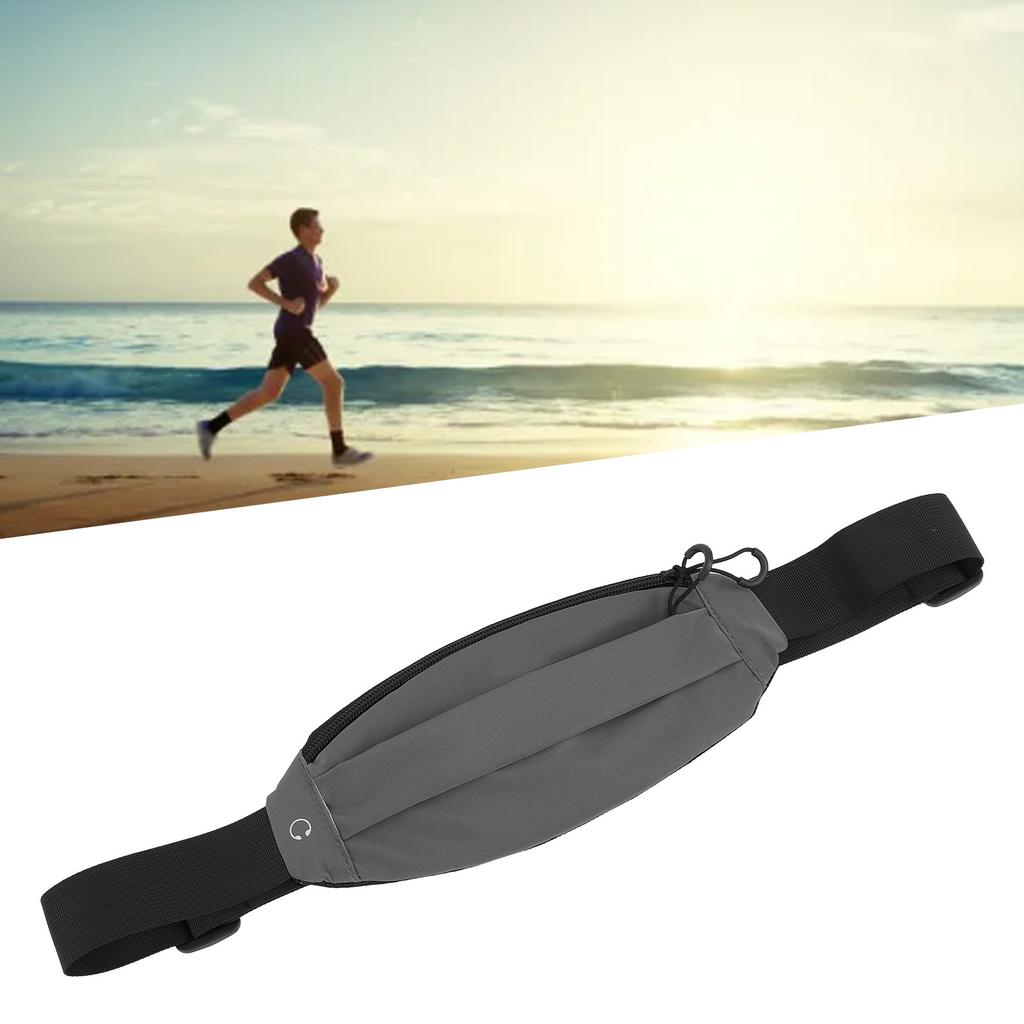 Sports Waist Bag Nylon Waterproof Multifunctional Reflective Design Fanny Pack for Work Shopping