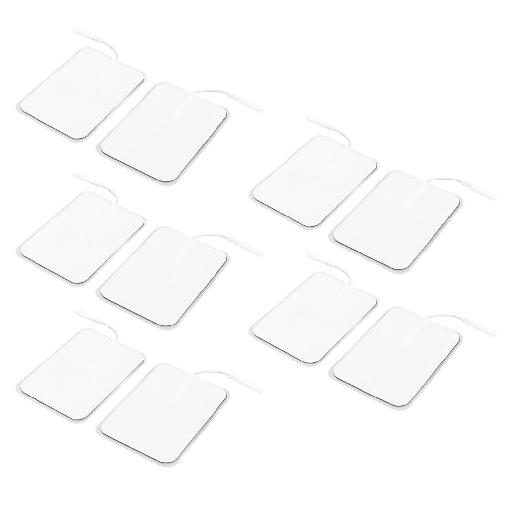 10Pcs 7x10cm Electrode Patches Reusable TENS Unit Replacement Pads Sticky Hydrogel for