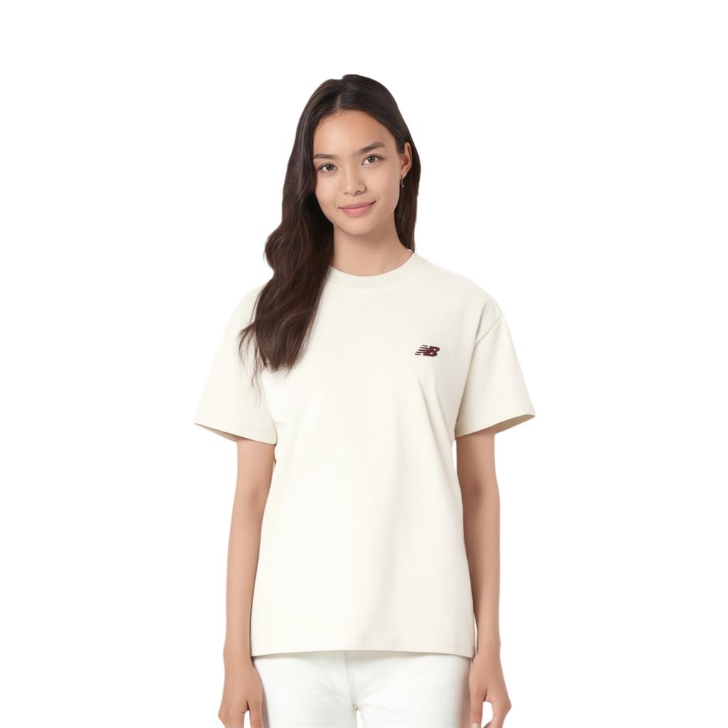 (WMNS) New Balance NBX Sportswear Greatest Hits Short Sleeve T-Shirt Asia Sizing 'Linen' Women's AWT41317-LIN