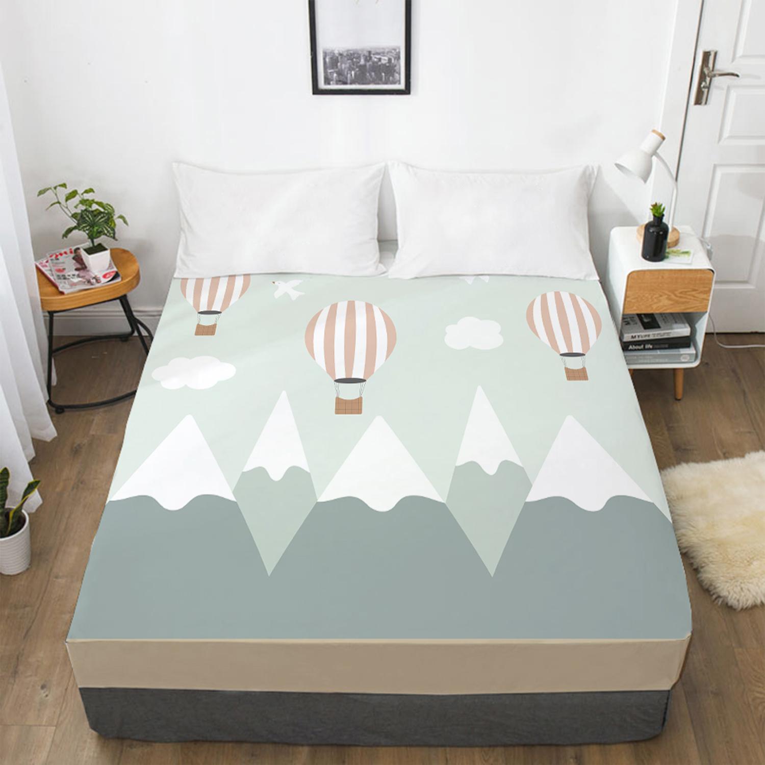 Постельная простыня с 3D-принтом, на резинке, чехол на матрас, простыня, ручная стирка, машинная стирка, постельные принадлежности 120x200