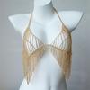 Beach Sexy Claw Chain Rhinestone Body Chain Sexy Bikini Rhinestone Chest Chain Waist Chain Accessories Women'S Body Chain