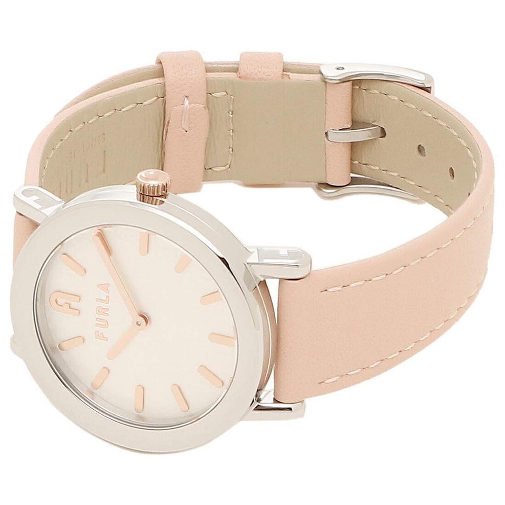 Hodinky Minimální tvar 32 MM Quartz Bílá Růžová FURLA WW00007001L1 [FURLA] Dámské [Položka]
